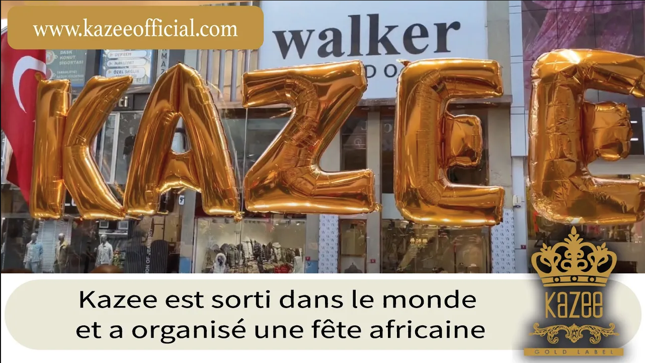 Kazee est sorti dans le monde et a organisé une fête africaine