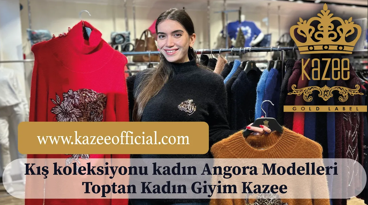 Modèles Angora femme collection hiver | Vente en gros Vêtements pour femmes Kazee