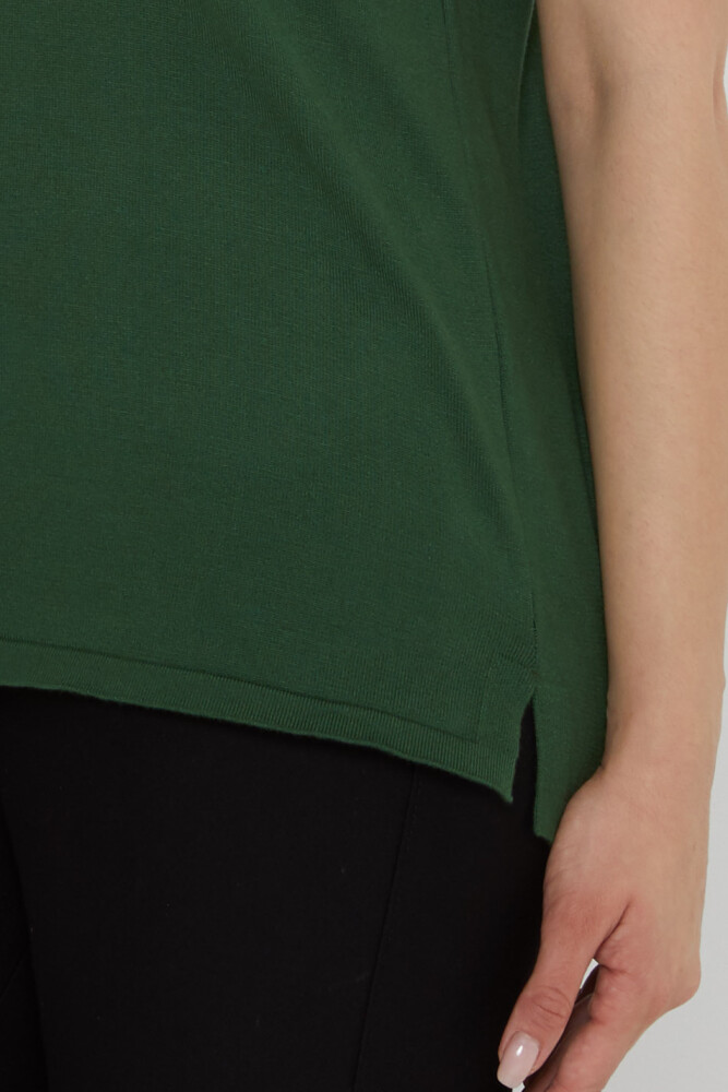 Knitted Sweater - American Model - Emerald Green - 30352 | KAZEE (Set of 4 L-XL-2XL-3XL) - 6