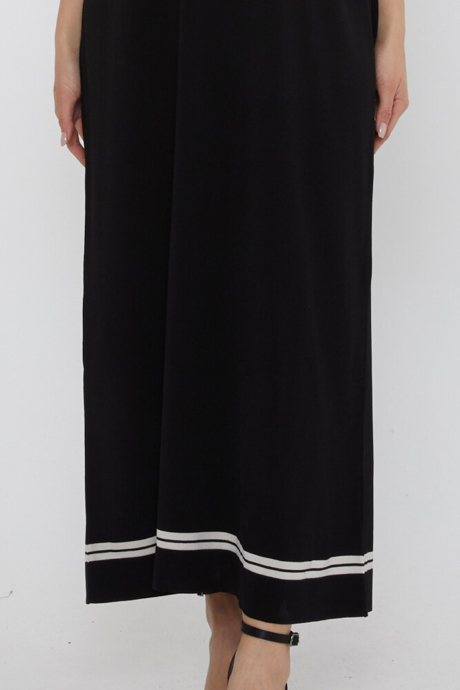 Knitted Dress - Short Sleeves - Black - 31851 | KAZEE (Set of 2 M-L) - 7