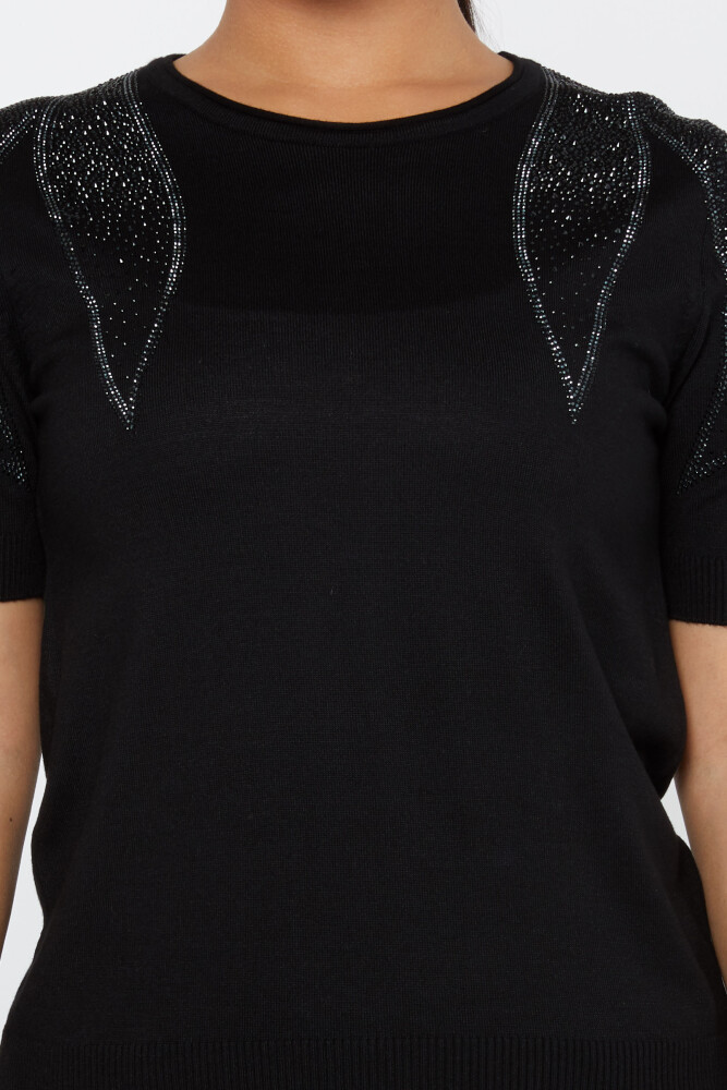 Knitted Sweater American Model Black - 31238 | KAZEE (Set of 3 S-M-L) - 3