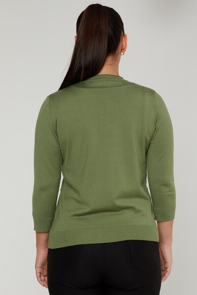Knitted Sweater Long Sleeve Green - 31239 | KAZEE (Set of 3 M-L-XL) - 3