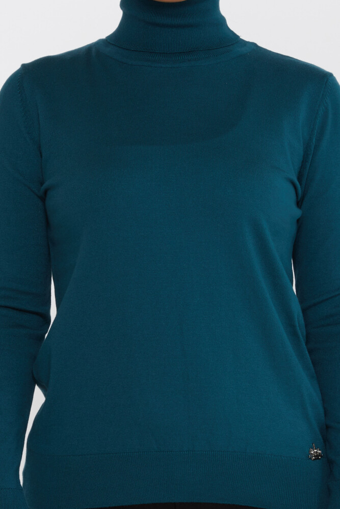 Knitted Sweater Long Sleeve Petrol - 11122 | KAZEE (Set of 3 S-M-L) - 3