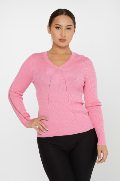 Knitted Sweater Long Sleeve Pink - 16240 | KAZEE (Set of 3 S-M-L) - Kazee (1)