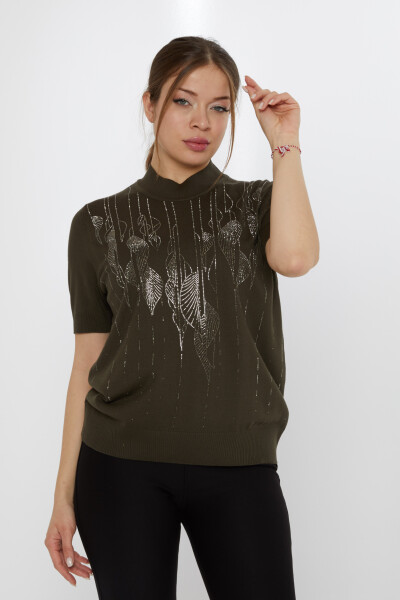 Knitted Sweater Patterned Vert - 30663 | KAZEE (Set of 3 XL-2XL-3XL) - KAZEE (1)