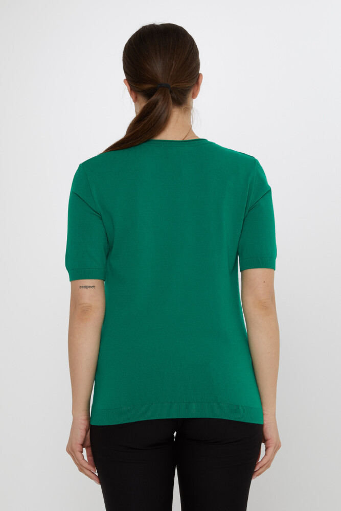 Knitted Sweater Ribbon Brooch Green - 31815 | KAZEE (Set of 3 L-XL-2XL) - 5