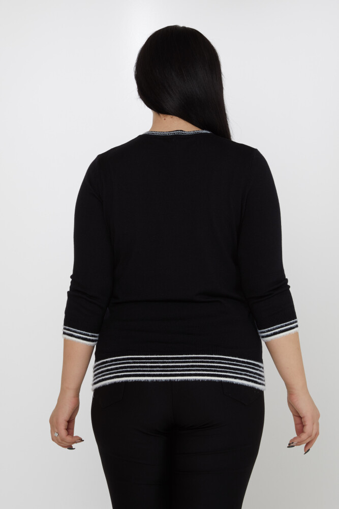Knitted Sweater V Neck Black - 31353 | KAZEE (Set of 3 L-XL-2XL) - 4