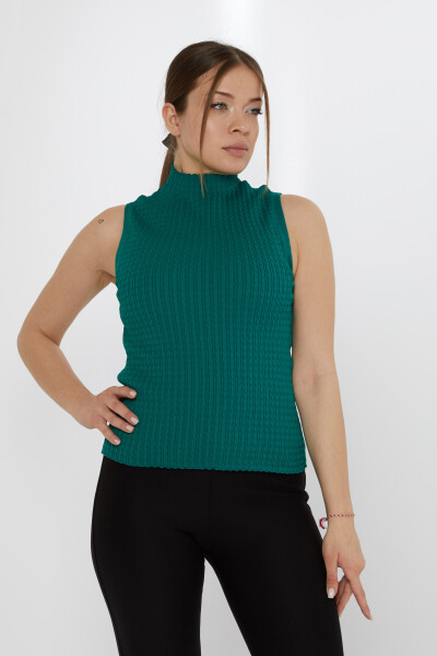 Knitted Sweater Zero Sleeve Green - 31658 | KAZEE (Set of 3 S-M-L) - 2