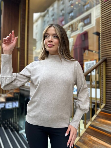 Knitwear Sweater Basic Beige - 32132 | KAZEE (Set of 3 S-M-L) - 3