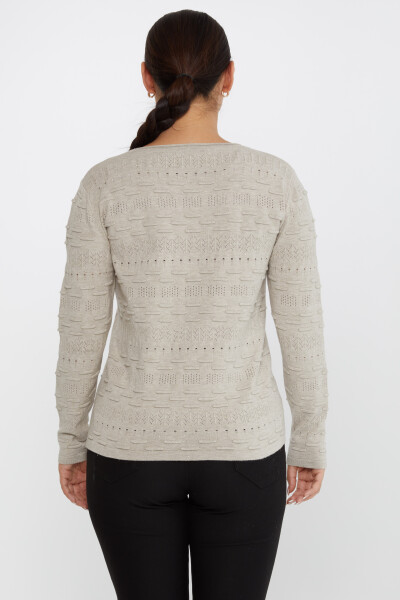 Knitwear Sweater Patterned Mink - 31627 | KAZEE (Set of 3 M-L-XL) - 5