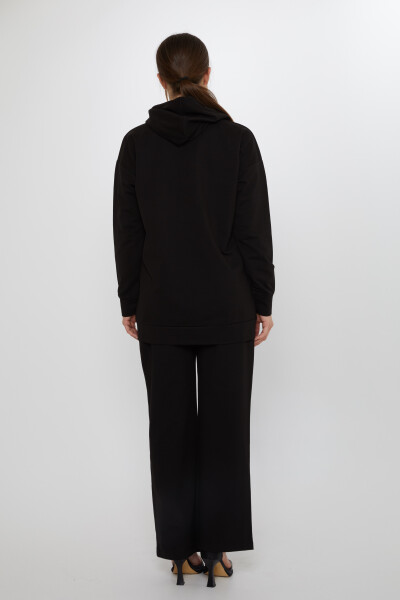 Komplet dresowy Stone Patterned Black - 17898 | KAZEE (zestaw 3 sztuk M-L-XL) - 8