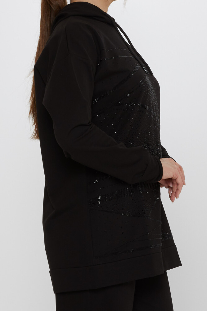 Komplet dresowy z kieszeniami czarny - 17900 | KAZEE (zestaw 3 sztuk M-L-XL) - 7