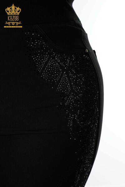 تنورة نسائية بشق أسود - 4205 | كازي - Thumbnail