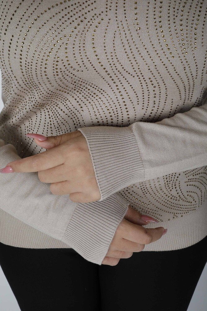 Maglieria Maglione Manica Lunga Beige - 30687 | KAZEE (Set da 3 L-XL-2XL) - 3