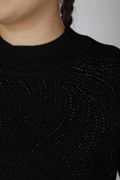 Maglieria Maglione Manica Lunga Nera - 30687 | KAZEE (Set da 3 L-XL-2XL) - 2