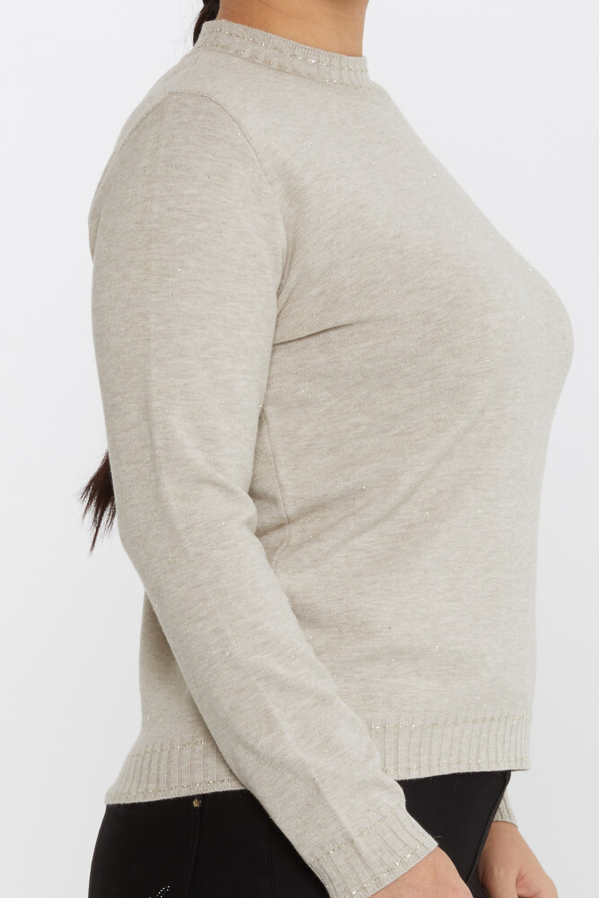 Maglione in maglia a maniche lunghe in visone - 31628 | KAZEE (Set di 3 S-M-L) - 4