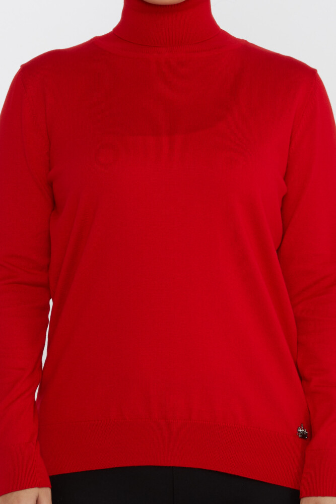 Maglione in maglia a maniche lunghe rosso - 11122 | KAZEE (Set di 3 S-M-L) - 3