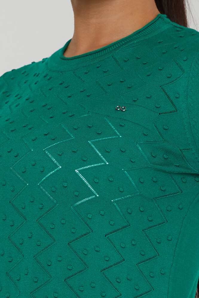 Maglione in maglia a maniche lunghe Smeraldo - 31239 | KAZEE (Set di 3 M-L-XL) - 3