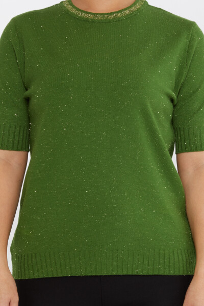 Maglione in Maglia Manica Corta Verde - 31611 | KAZEE (Set di 3 S-M-L) - 3