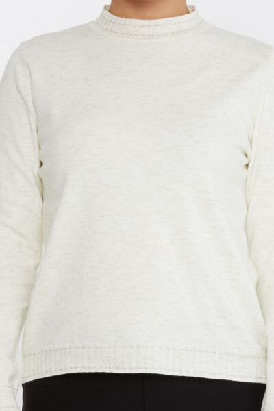 Maglione Maglione Manica Lunga Ecru - 31628 | KAZEE (Set di 3 S-M-L) - 3