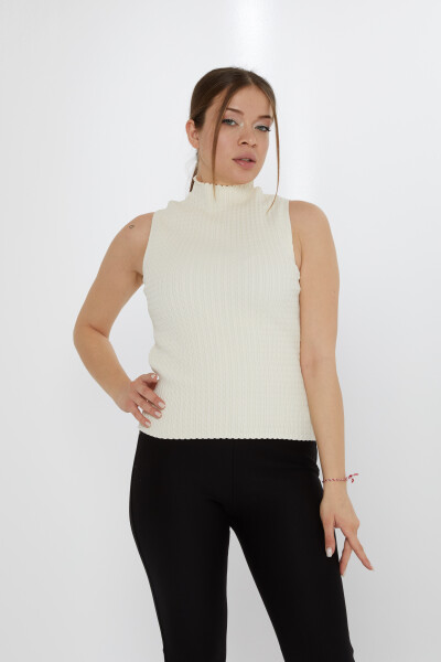 Maglione Maglione Manica Zero Ecru - 31658 | KAZEE (Set di 3 S-M-L) - 2