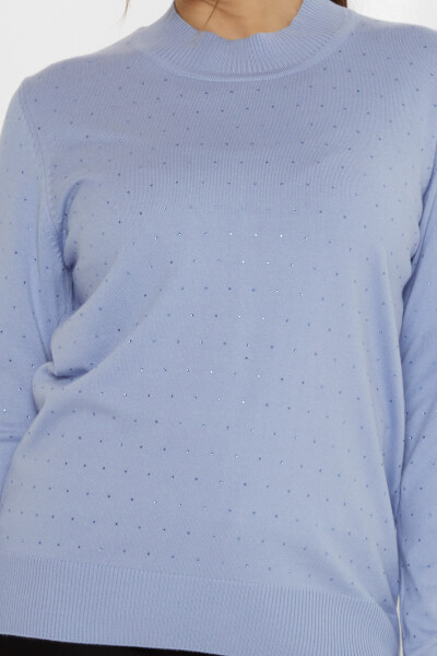 Maglione Maglione Stone Ricamato Blu - 31513 | KAZEE (Set di 3 L-XL-2XL) - 3