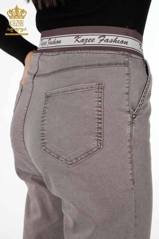 Venta al por mayor Pantalones De Mujer Con Lazo De Hilo Kazee Bolsillo Detallado - 3532 | kazee