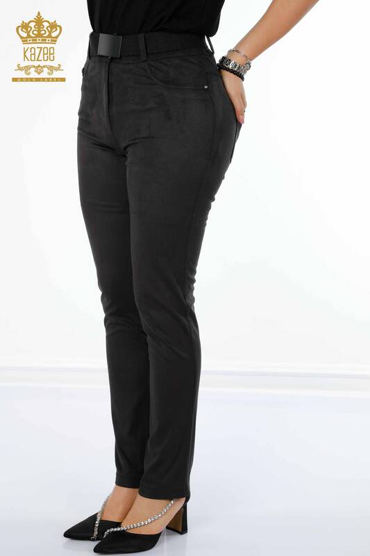 Venta al por mayor Jeans Mujer Negros Con Cinturón - 3358 | kazee