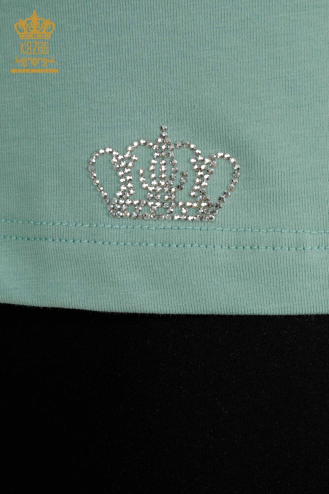 Venta al por mayor Blusa de Mujer Básica Menta - 79562 | KAZEE - 3