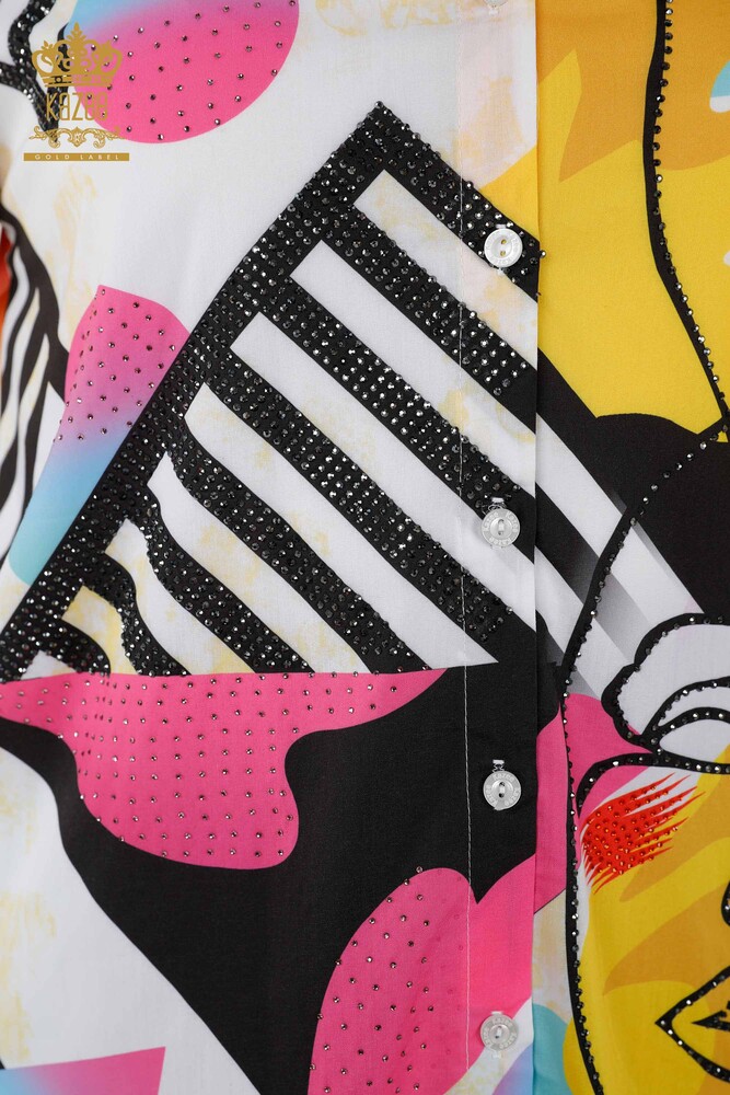 Venta al por mayor de Camisas de Mujer - Impresión Digital - 20358 | kazee - 4