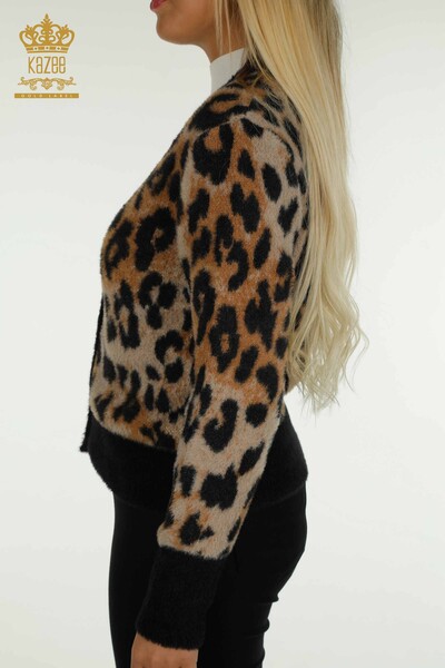 Venta al por mayor Cárdigan de Mujer Leopardo de Angora - 30630 | KAZEE - Thumbnail