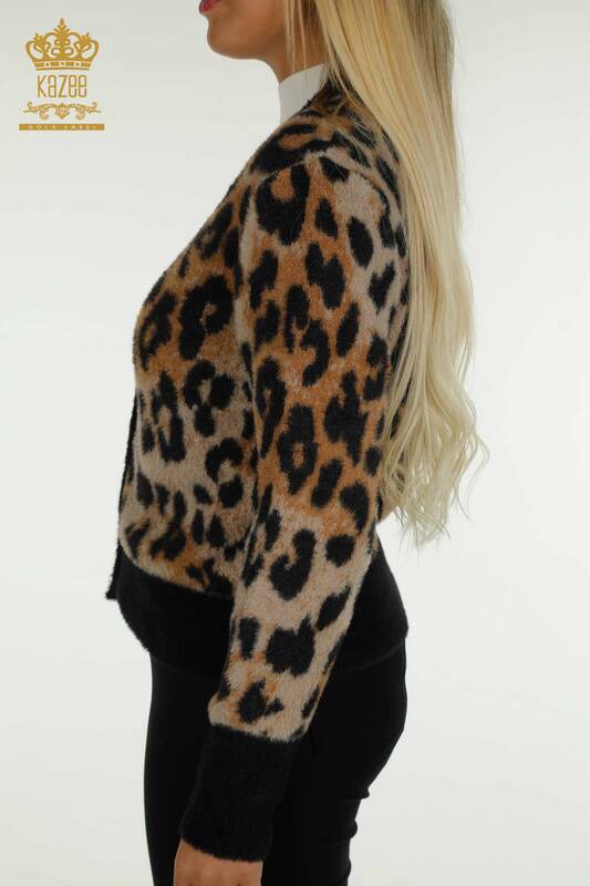 Venta al por mayor Cárdigan de Mujer Leopardo de Angora - 30630 | KAZEE