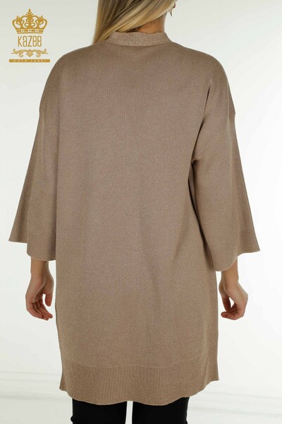 Venta al por mayor Cárdigan de Mujer Glitter Beige - 30135 | KAZEE - 8