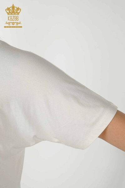 Venta al por mayor Blusa Mujer - Cuello V - Crudo - 79341 | kazee - 6