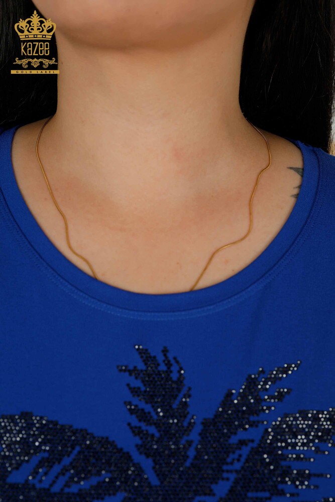 Venta al por mayor Blusa Mujer - Estampada - Sax - 79325 | kazee - 6