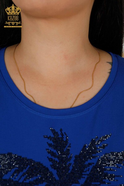 Venta al por mayor Blusa Mujer - Estampada - Sax - 79325 | kazee - 6