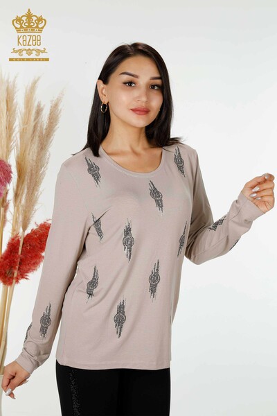 Venta al por mayor Blusa Estampada Mink Mujer - 79043 | kazee 