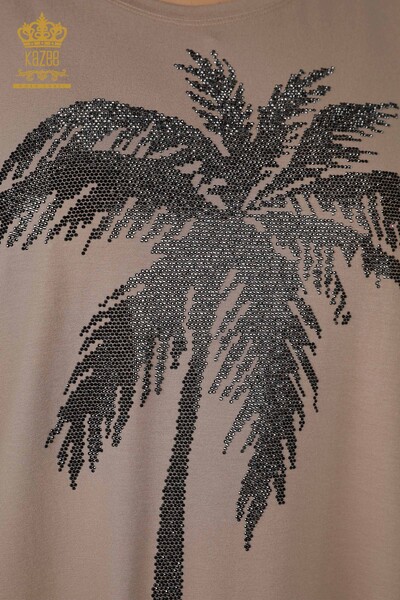 Venta al por mayor Blusa de Mujer - Estampada - Mink - 79325 | kazee - 4