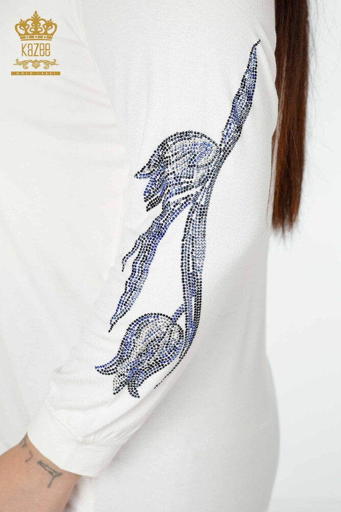 Venta al por mayor Blusa Mujer Estampado Floral Crudo - 77908 | kazee - 3