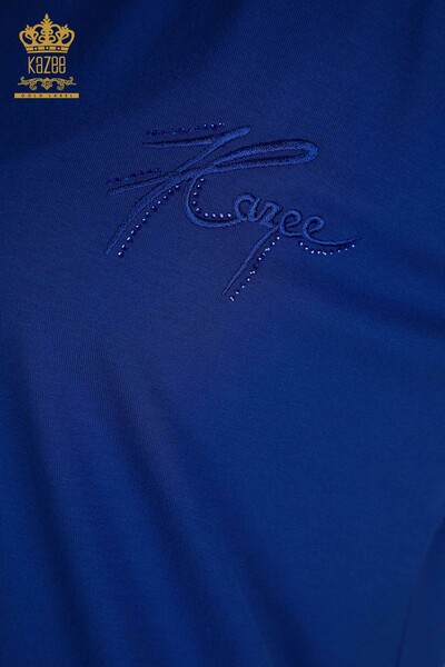 Venta al por mayor Blusa de Mujer - Manga Corta - Saks - 79302 | kazee - 3