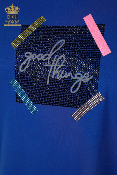 Venta al por mayor Blusa de Mujer - Manga Corta - Saks - 79323 | kazee - 3