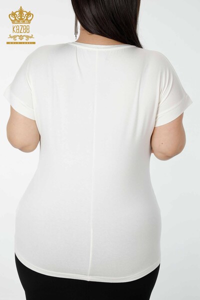 Venta al por mayor Blusa Mujer Estampado Mariposa Crudo - 78956 | kazee - 5