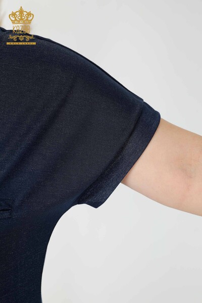 Venta al por mayor Blusa de Mujer Modelo Americano Navy - 77005 | kazee - 5