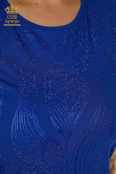 Venta al por mayor Blusa de Mujer - Piedra Bordada - Saks - 79329 | kazee - 3