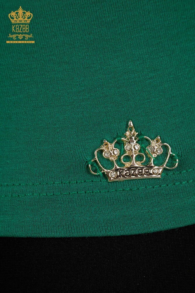 Venta al por mayor Blusa de Mujer - Sin Mangas - Verde - 79312 | kazee - 5