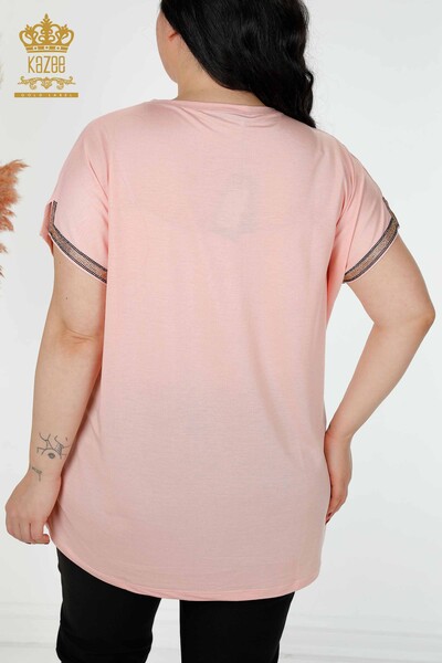 Venta al por mayor Blusa de mujer con patrón de tigre en polvo - 77601 | kazee - 8