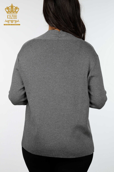 Venta al por mayor Cardigan Mujer Dos Bolsillos Viscosa Detallada - 14687 | kazee - 18