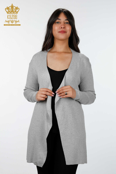 Venta al por mayor Mujeres Cardigan Brillo Transición Lunares Viscosa Estampada - 15436 | kazee - 14