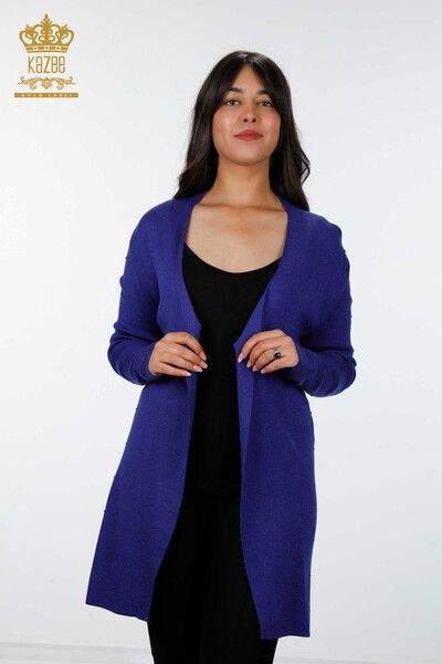 Venta al por mayor Mujeres Cardigan Brillo Transición Lunares Viscosa Estampada - 15436 | kazee - 19