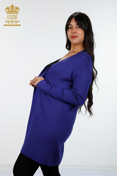 Venta al por mayor Mujeres Cardigan Brillo Transición Lunares Viscosa Estampada - 15436 | kazee - 20